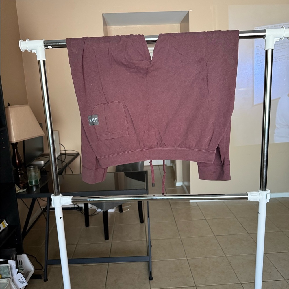 Saxx Men's Burgundy Sweatpants